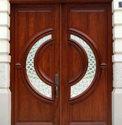 Gambar Pintu Kupu Tarung Minimalis Terbaru Model Kaca Lengkung